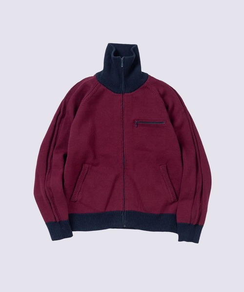 Anachronorm(アナクロノーム)の「【ANACHRONORM】BICOLOR DRIVERS KNIT(ニット/セーター・メンズ・レッド/ブルー・2/3)」の2枚目の写真