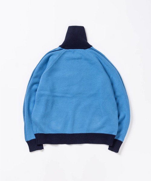 Anachronorm(アナクロノーム)の「【ANACHRONORM】BICOLOR DRIVERS KNIT(ニット/セーター・メンズ・レッド/ブルー・2/3)」の3枚目の写真