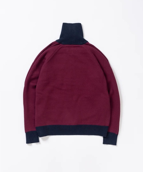 Anachronorm(アナクロノーム)の「【ANACHRONORM】BICOLOR DRIVERS KNIT(ニット/セーター・メンズ・レッド/ブルー・2/3)」の4枚目の写真
