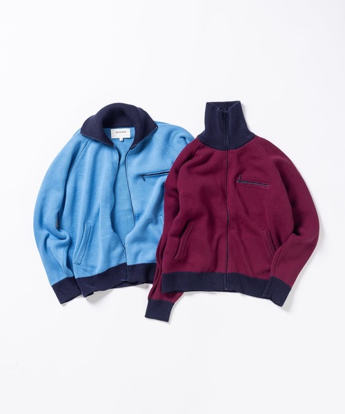 Anachronorm(アナクロノーム)の「【ANACHRONORM】BICOLOR DRIVERS KNIT(ニット/セーター・メンズ・レッド/ブルー・2/3)」の11枚目の写真