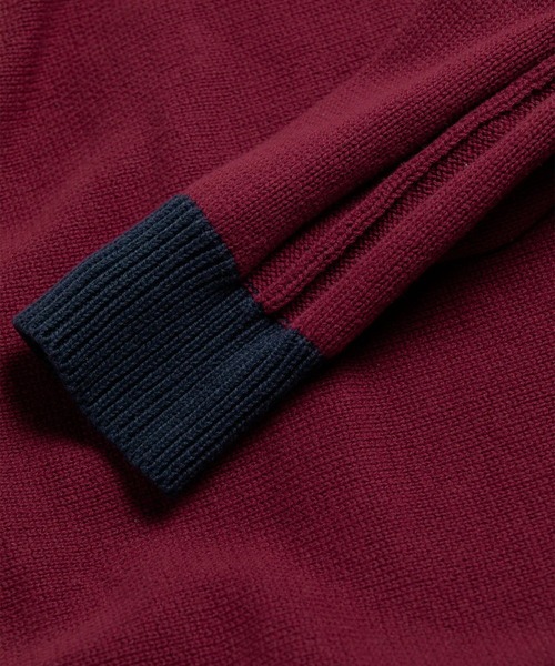 Anachronorm(アナクロノーム)の「【ANACHRONORM】BICOLOR DRIVERS KNIT(ニット/セーター・メンズ・レッド/ブルー・2/3)」の17枚目の写真