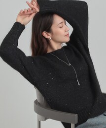 SHOO・LA・RUE | 【洗濯機可/S-LL】上品にキラリと華やぐ スパンコールニット(ニット/セーター)