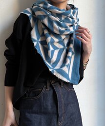 DouDou | 【WEB限定】幾何柄プリントストール(ストール/ショール)