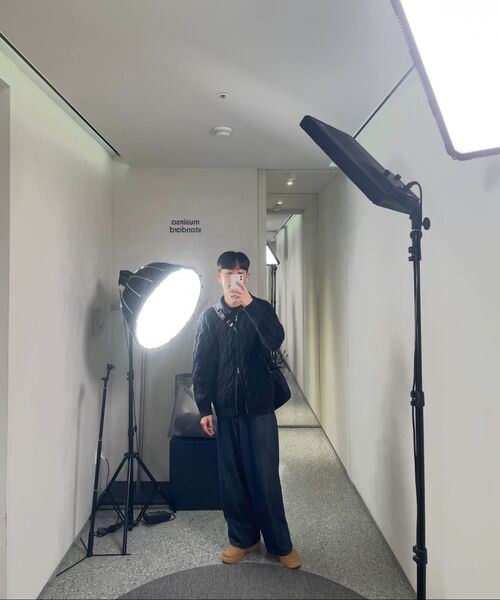 GLW(ジーエルダブリュ)の「リネンライクイージーワイドデニムパンツディープインディゴ(デニムパンツ・レディース・その他・LARGE/MEDIUM/SMALL/X-LARGE/X-SMALL/XX-SMALL)」の16枚目の写真