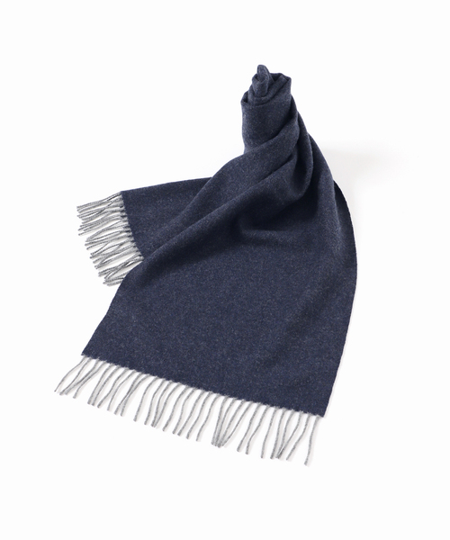 EDIFICE（エディフィス）の「EDIFICE カシミヤマフラー（マフラー・メンズ・その他7/その他13/その他18/その他4/ネイビー/ブラウン/ブラック・FREE）」の4枚目の写真