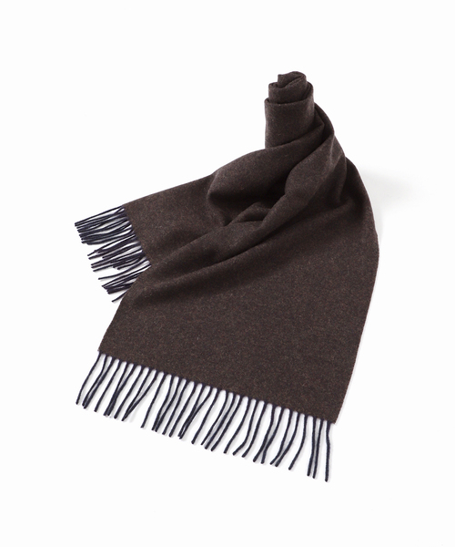 EDIFICE（エディフィス）の「EDIFICE カシミヤマフラー（マフラー・メンズ・その他7/その他13/その他18/その他4/ネイビー/ブラウン/ブラック・FREE）」の3枚目の写真