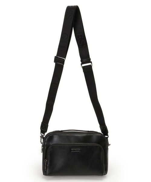 Guess(ゲス)の「BOSTON Camera Bag Double Zip ショルダーバッグ (ショルダーバッグ・メンズ・ブラック・ONE SIZE)」の4枚目の写真