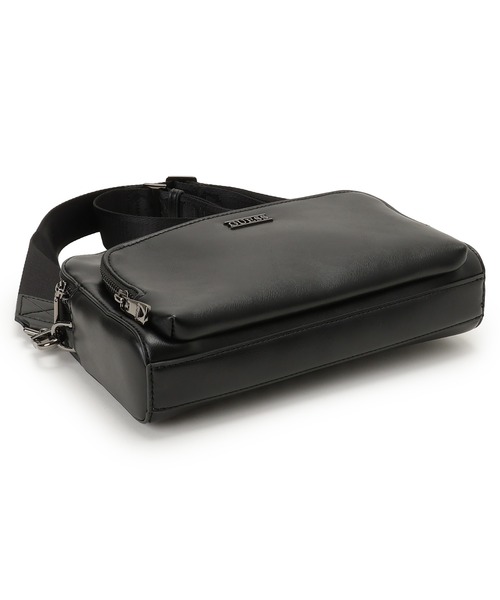 Guess(ゲス)の「BOSTON Camera Bag Double Zip ショルダーバッグ (ショルダーバッグ・メンズ・ブラック・ONE SIZE)」の8枚目の写真