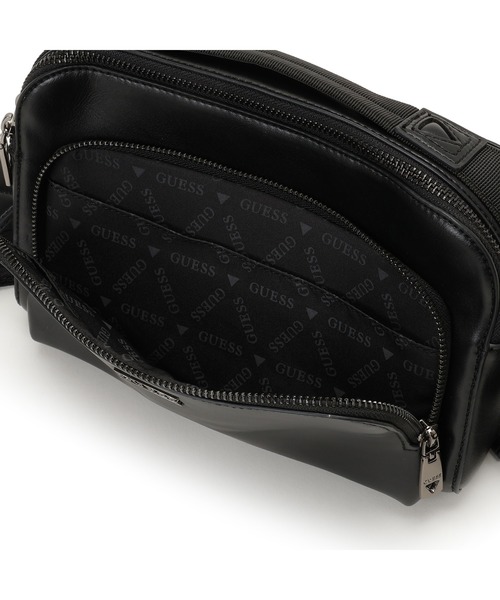 Guess(ゲス)の「BOSTON Camera Bag Double Zip ショルダーバッグ (ショルダーバッグ・メンズ・ブラック・ONE SIZE)」の10枚目の写真