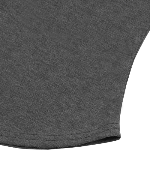 MUCENT(ムセント)の「ルエンシグネチャースリムフードスリーブレスナシ (4カラー)(Tシャツ/カットソー・レディース・チャコールグレー/グレー/ブラック/ホワイト・FREE)」の19枚目の写真