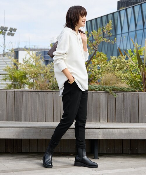 RIVE DROITE(リヴドロワ)の「【MYSELFbyRD(マイセルフバイリヴドロワ)】JERSEY PANTS(その他パンツ・レディース・チャコールグレー/ブラック・FREE)」の5枚目の写真