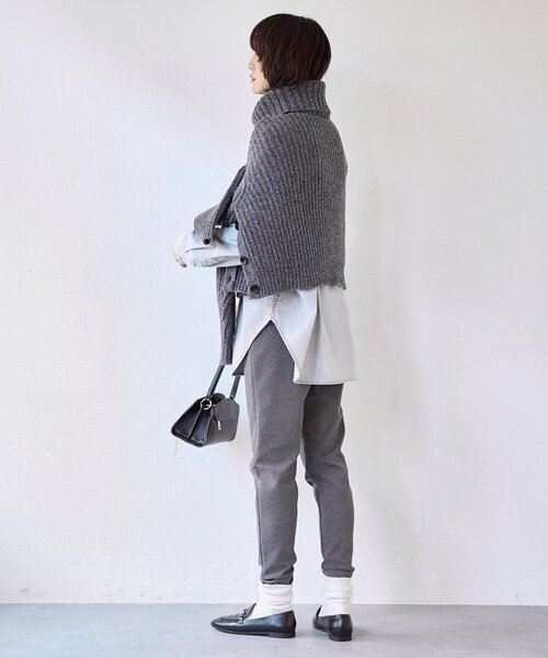 RIVE DROITE（リヴドロワ）の「【MYSELFbyRD（マイセルフバイリヴドロワ）】JERSEY PANTS（その他パンツ・レディース・チャコールグレー/ブラック・FREE）」の15枚目の写真