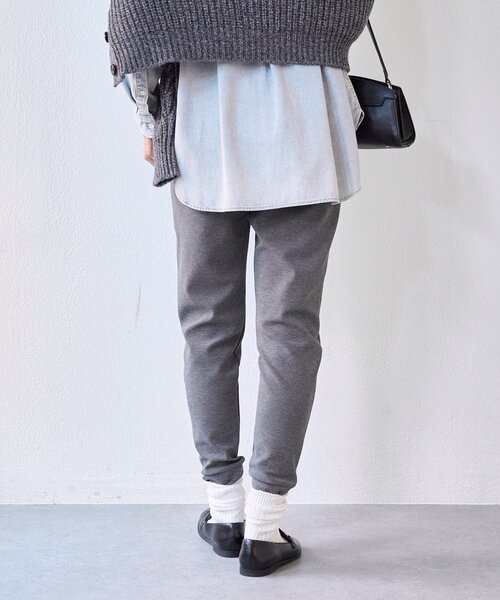 RIVE DROITE（リヴドロワ）の「【MYSELFbyRD（マイセルフバイリヴドロワ）】JERSEY PANTS（その他パンツ・レディース・チャコールグレー/ブラック・FREE）」の18枚目の写真