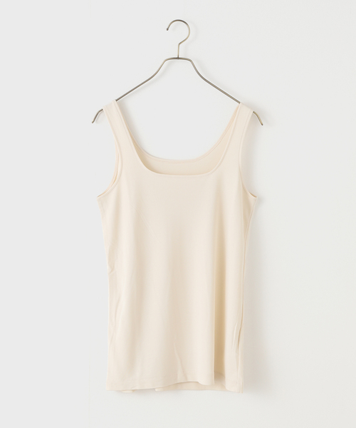 plage（プラージュ）の「スクエアネックタンク（タンクトップ・レディース・ブラウン/ベージュ・FREE）」の10枚目の写真