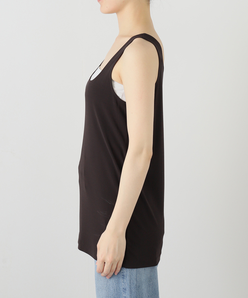 plage（プラージュ）の「スクエアネックタンク（タンクトップ・レディース・ブラウン/ベージュ・FREE）」の13枚目の写真