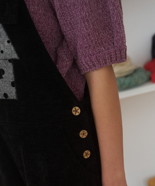 FUN FROM FUN（ファンフロムファン）の「Cozy Home Overall, Black（サロペット/オーバーオール・レディース・その他・OS）」の5枚目の写真