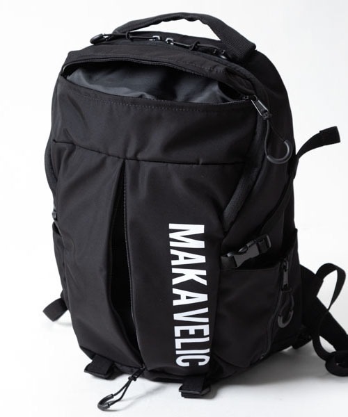 MAKAVELIC(マキャベリック)の「【RES】【MAKAVELIC】SCREENER BACKPACK(ボストンバッグ・メンズ・ブラック・FREE)」の9枚目の写真