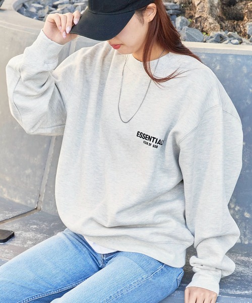 FOG ESSENTIALS/エッセンシャルズ 22SS BACK LOGO CREW SWEAT SHIRTS