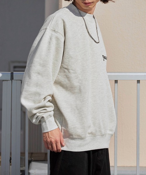 FOG ESSENTIALS（エフオージーエッセンシャルズ）の「FOG ESSENTIALS/エッセンシャルズ 22SS BACK LOGO CREW SWEAT SHIRTS フロッキープリントスウェット（スウェット・メンズ・オートミール・S/M/L/XL）」の14枚目の写真