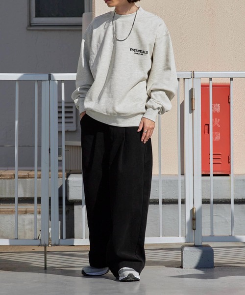 FOG ESSENTIALS/エッセンシャルズ 22SS BACK LOGO CREW SWEAT SHIRTS