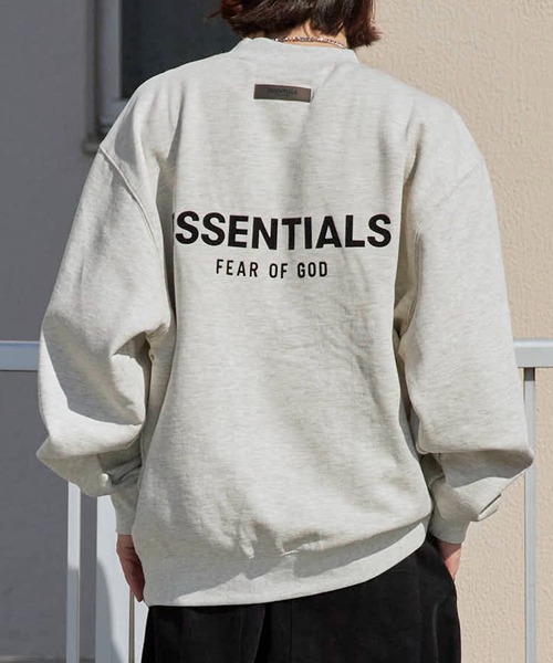 FOG ESSENTIALS（エフオージーエッセンシャルズ）の「FOG ESSENTIALS/エッセンシャルズ 22SS BACK LOGO CREW SWEAT SHIRTS フロッキープリントスウェット（スウェット・メンズ・オートミール・S/M/L/XL）」の21枚目の写真