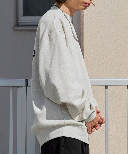 FOG ESSENTIALS（エフオージーエッセンシャルズ）の「FOG ESSENTIALS/エッセンシャルズ 22SS BACK LOGO CREW SWEAT SHIRTS フロッキープリントスウェット（スウェット・メンズ・オートミール・S/M/L/XL）」の22枚目の写真