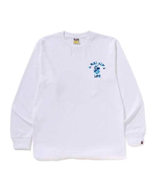 ABC CAMO COLLEGE ATS LS TEE（Tシャツ/カットソー）｜A BATHING APE