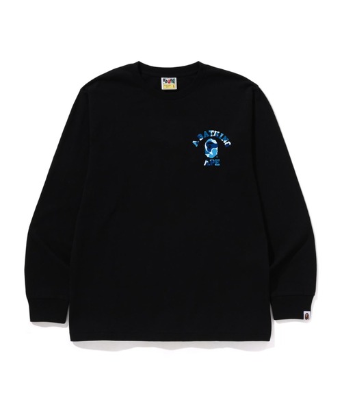 ABC CAMO COLLEGE ATS LS TEE（Tシャツ/カットソー）｜A BATHING APE