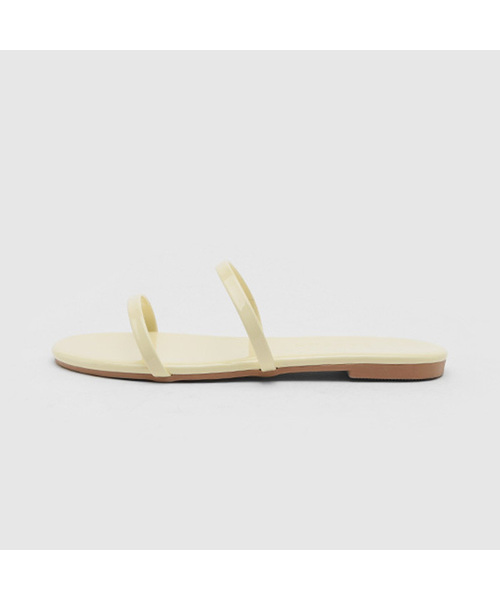 SAPPUN（サプン）の「Terroshoe Strap Slippers (1cm)（サンダル・レディース・イエロー/オレンジ/ミント/ベージュ/ラベンダー/ピンク/ホワイト/ブラウン/ライム/グリーン/ローズ/ブルー/ライトイエロー/グレー/ダークグリーン/アイボリー/ライトブルー/ライトピンク・22cm/22.5cm/23cm/23.5cm/24cm/24.5cm/25cm/25.5cm/26cm/21.5㎝）」の15枚目の写真