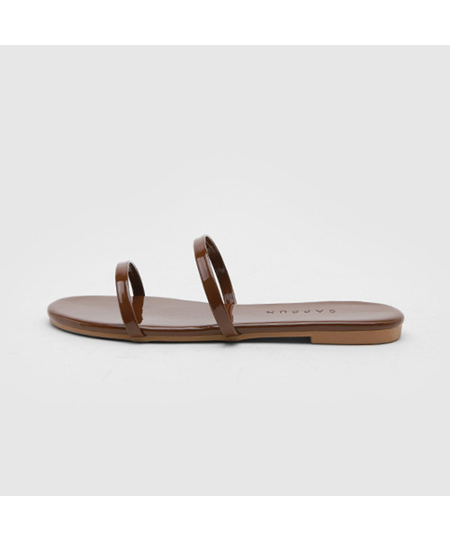 SAPPUN（サプン）の「Terroshoe Strap Slippers (1cm)（サンダル・レディース・イエロー/オレンジ/ミント/ベージュ/ラベンダー/ピンク/ホワイト/ブラウン/ライム/グリーン/ローズ/ブルー/ライトイエロー/グレー/ダークグリーン/アイボリー/ライトブルー/ライトピンク・22cm/22.5cm/23cm/23.5cm/24cm/24.5cm/25cm/25.5cm/26cm/21.5㎝）」の5枚目の写真