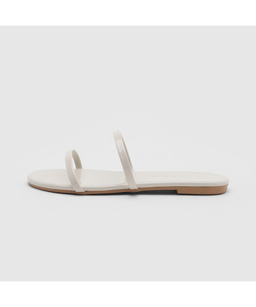 SAPPUN（サプン）の「Terroshoe Strap Slippers (1cm)（サンダル・レディース・イエロー/オレンジ/ミント/ベージュ/ラベンダー/ピンク/ホワイト/ブラウン/ライム/グリーン/ローズ/ブルー/ライトイエロー/グレー/ダークグリーン/アイボリー/ライトブルー/ライトピンク・22cm/22.5cm/23cm/23.5cm/24cm/24.5cm/25cm/25.5cm/26cm/21.5㎝）」の4枚目の写真