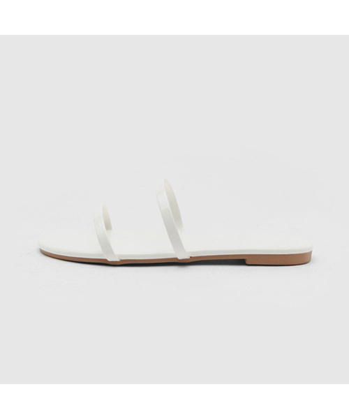 SAPPUN（サプン）の「Terroshoe Strap Slippers (1cm)（サンダル・レディース・イエロー/オレンジ/ミント/ベージュ/ラベンダー/ピンク/ホワイト/ブラウン/ライム/グリーン/ローズ/ブルー/ライトイエロー/グレー/ダークグリーン/アイボリー/ライトブルー/ライトピンク・22cm/22.5cm/23cm/23.5cm/24cm/24.5cm/25cm/25.5cm/26cm/21.5㎝）」の2枚目の写真