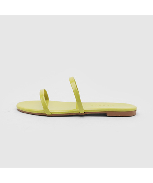 SAPPUN（サプン）の「Terroshoe Strap Slippers (1cm)（サンダル・レディース・イエロー/オレンジ/ミント/ベージュ/ラベンダー/ピンク/ホワイト/ブラウン/ライム/グリーン/ローズ/ブルー/ライトイエロー/グレー/ダークグリーン/アイボリー/ライトブルー/ライトピンク・22cm/22.5cm/23cm/23.5cm/24cm/24.5cm/25cm/25.5cm/26cm/21.5㎝）」の8枚目の写真
