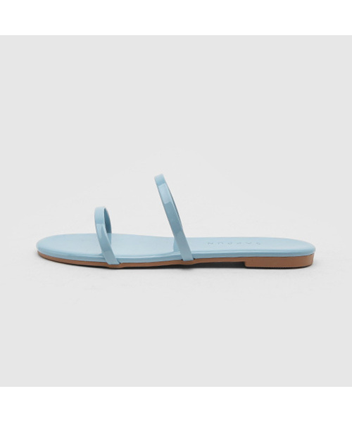 SAPPUN（サプン）の「Terroshoe Strap Slippers (1cm)（サンダル・レディース・イエロー/オレンジ/ミント/ベージュ/ラベンダー/ピンク/ホワイト/ブラウン/ライム/グリーン/ローズ/ブルー/ライトイエロー/グレー/ダークグリーン/アイボリー/ライトブルー/ライトピンク・22cm/22.5cm/23cm/23.5cm/24cm/24.5cm/25cm/25.5cm/26cm/21.5㎝）」の12枚目の写真