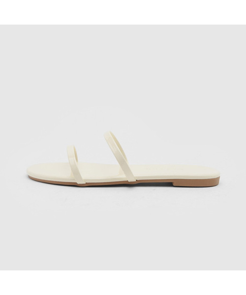 SAPPUN（サプン）の「Terroshoe Strap Slippers (1cm)（サンダル・レディース・イエロー/オレンジ/ミント/ベージュ/ラベンダー/ピンク/ホワイト/ブラウン/ライム/グリーン/ローズ/ブルー/ライトイエロー/グレー/ダークグリーン/アイボリー/ライトブルー/ライトピンク・22cm/22.5cm/23cm/23.5cm/24cm/24.5cm/25cm/25.5cm/26cm/21.5㎝）」の3枚目の写真