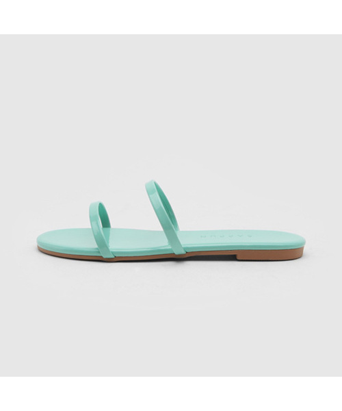 SAPPUN（サプン）の「Terroshoe Strap Slippers (1cm)（サンダル・レディース・イエロー/オレンジ/ミント/ベージュ/ラベンダー/ピンク/ホワイト/ブラウン/ライム/グリーン/ローズ/ブルー/ライトイエロー/グレー/ダークグリーン/アイボリー/ライトブルー/ライトピンク・22cm/22.5cm/23cm/23.5cm/24cm/24.5cm/25cm/25.5cm/26cm/21.5㎝）」の10枚目の写真