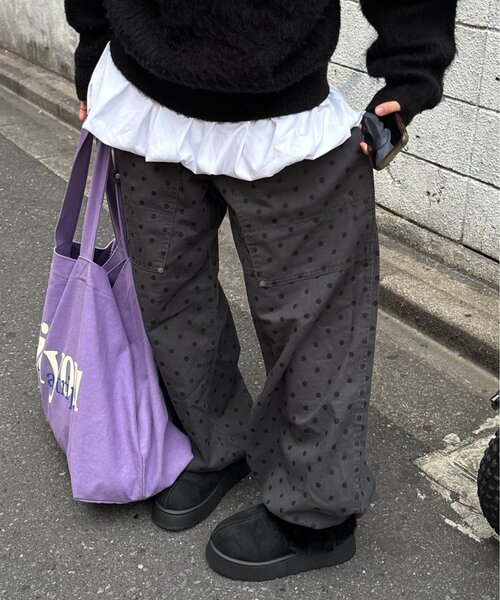 CIAOPANIC TYPY(チャオパニックティピー)の「【UNISEX】アソート柄ブッシュパンツ(その他パンツ・レディース・ブラウン/ベージュ/ブラック/カーキ/チャコールグレー/グレー・MEDIUM/LARGE)」の9枚目の写真