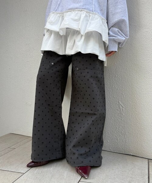 CIAOPANIC TYPY(チャオパニックティピー)の「【UNISEX】アソート柄ブッシュパンツ(その他パンツ・レディース・ブラウン/ベージュ/ブラック/カーキ/チャコールグレー/グレー・MEDIUM/LARGE)」の7枚目の写真