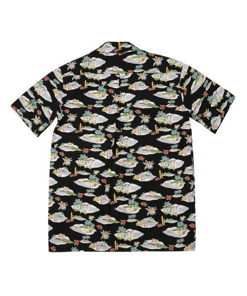 sortie(ソルティ)の「Cotton Seersucker Hawaiian Shirts (Black)(シャツ/ブラウス・メンズ・その他・LARGE/MEDIUM)」の2枚目の写真