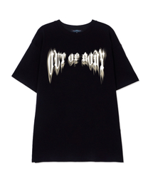 アウトオブボディ スーピマコットン ラウンドネック 半袖Tシャツ_ブラック