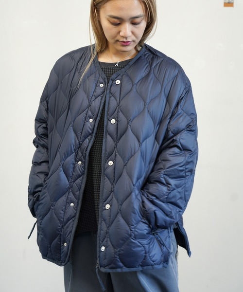 お値下げ1回のみ着用！TAION M65 ライナーW ジップ JACKETS ミリタリー M65 ライナーWジップ ダウンジャケット-ソフトシェル