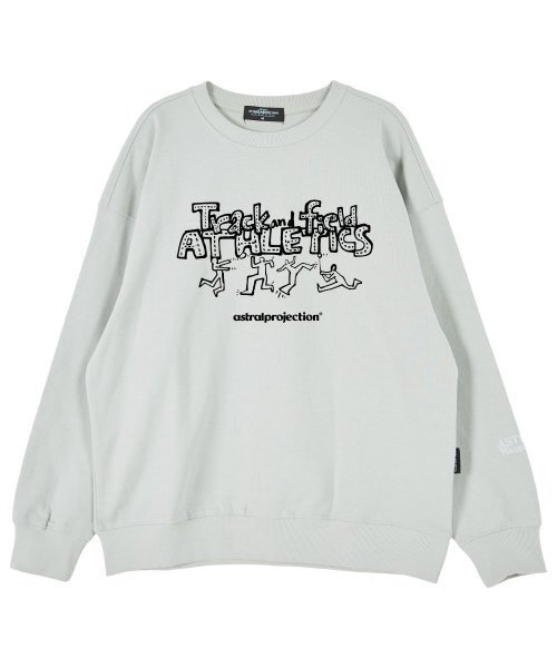 ASTRAL PROJECTION(アストラルプロジェクション)の「トラックアンドフィールド オーバーサイズドロップショルダースウェット_ミント(スウェット・メンズ・その他・LARGE/MEDIUM/X-LARGE/XX-LARGE)」の2枚目の写真