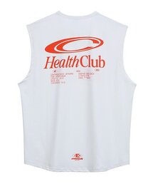 CONCHWEAR（コンチウェア）の「ヘルスクラブ スリーブレス (ホワイト)（Tシャツ/カットソー）」