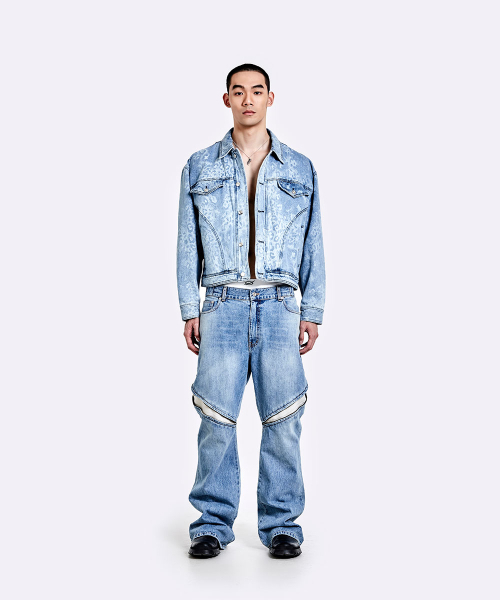 51%(フィフティーワンパーセント)の「デビルズデニムパンツ - ライトブルー(デニムパンツ・メンズ・その他・LARGE/MEDIUM/SMALL)」の22枚目の写真