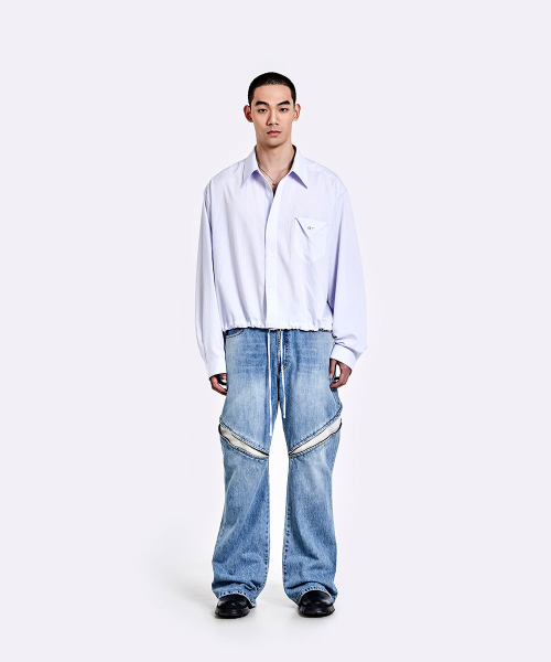 51%(フィフティーワンパーセント)の「デビルズデニムパンツ - ライトブルー(デニムパンツ・メンズ・その他・LARGE/MEDIUM/SMALL)」の21枚目の写真