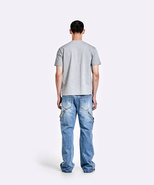 51%(フィフティーワンパーセント)の「デビルズデニムパンツ - ライトブルー(デニムパンツ・メンズ・その他・LARGE/MEDIUM/SMALL)」の9枚目の写真
