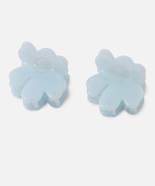 marimekko(マリメッコ)の「Nano Unikko / Hair Clip Set(バレッタ/ヘアクリップ・レディース・クリーム/ライトブルー・FREE)」の4枚目の写真