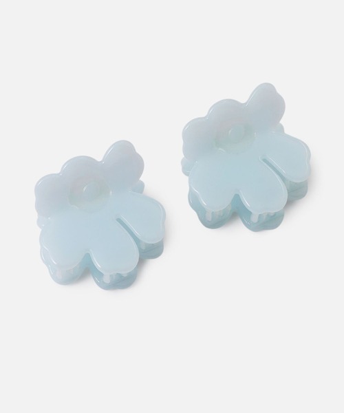 marimekko(マリメッコ)の「Nano Unikko / Hair Clip Set(バレッタ/ヘアクリップ・レディース・クリーム/ライトブルー・FREE)」の5枚目の写真