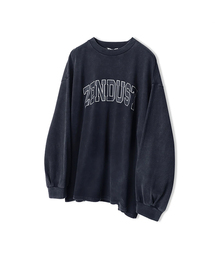 ZENDUST（ジェンダスト）の「Pigment Balloon Long Sleeve NAVY（Tシャツ/カットソー）」