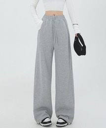 裏起毛ワイドスウェットパンツ